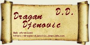Dragan Đenović vizit kartica